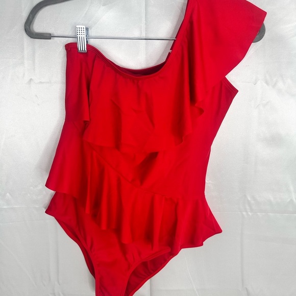 NWT Smismivo Red Swimsuit one piece size L - Picture 9 of 12
